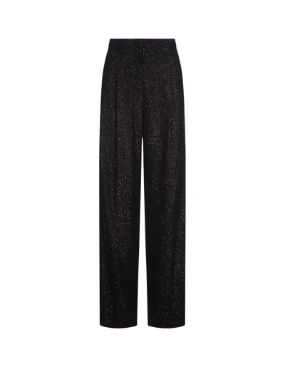 Max Mara Black Navigli Trousers In Nero