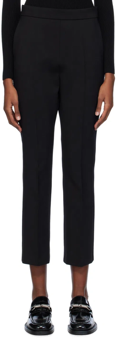 Max Mara Black Nepeta Trousers In 3 Black