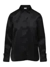 Max Mara Buttoned Long-sleeved Shirt In Black
