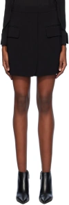 Max Mara Black Nuoro Miniskirt In 3 Black