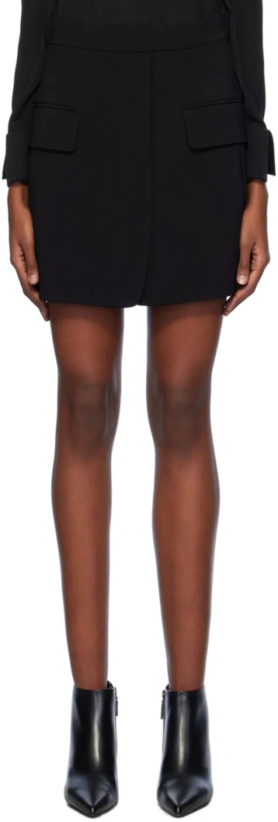 Max Mara Black Nuoro Miniskirt In Nero
