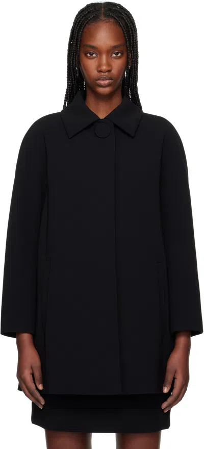 MAX MARA BLACK OBOE COAT