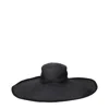 Max Mara Black Paper Sunhats In Brown