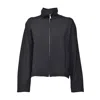Max Mara Black Coat With High Collar In Black