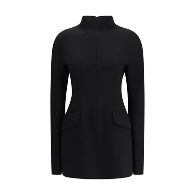 MAX MARA BLACK POLYESTER CASUAL DRESS