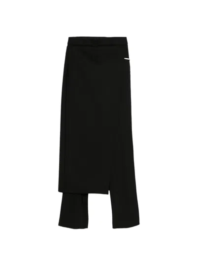 Max Mara Black Polyester Wool Spxutopia