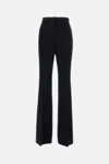 Max Mara Dark Blue Alabama Trousers In Black