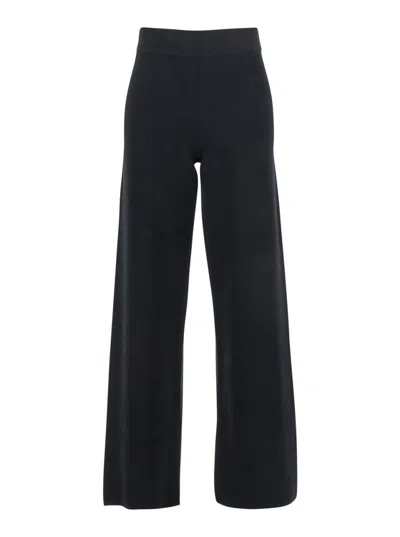 Max Mara Black Relaxed Palazzo Pants