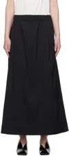 Max Mara Black Ricetta Maxi Skirt In 005 Black