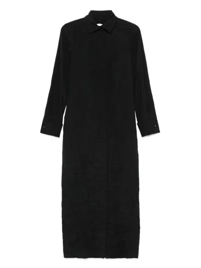 MAX MARA BLACK ROVIGO DRESS