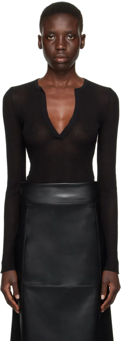 Max Mara Black Saggina Sweater In 2 Black