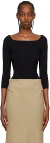 Max Mara Saturno Top In 002 Black