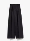 Max Mara Zinnia Pleat Detailed High Waist Pants In Black