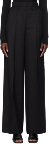 Max Mara Black Senna Trousers In 002 Black