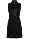 Max Mara "eiffel Piano" Dress In Black