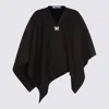 Max Mara Logo Cape In Black