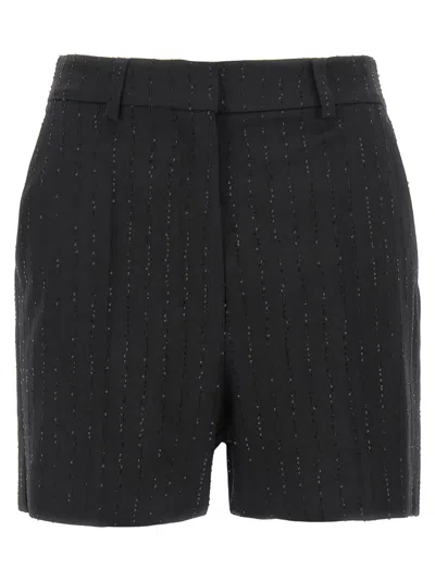 MAX MARA WOMEN BLACK SIBERIA SHORTS