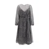 Max Mara Studio Campo Dress In Gray