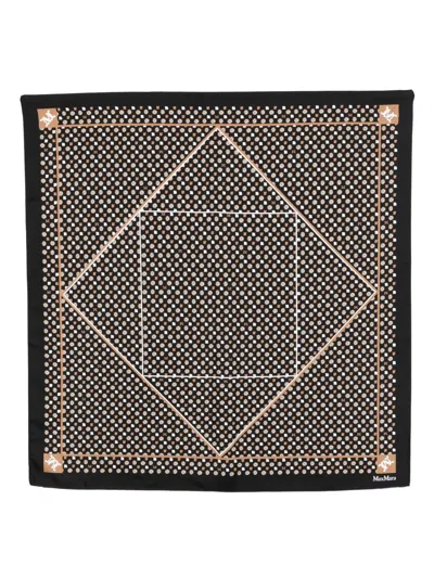 Max Mara Black Silk Mxacarre90w1