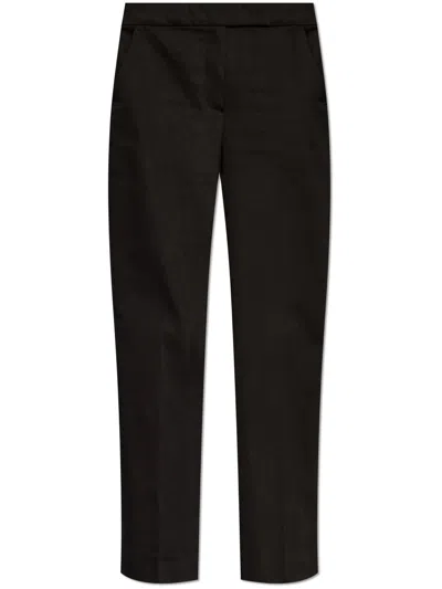 Max Mara Black Silk Trousers