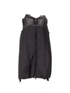 Max Mara Black Sleeveless Jacket In Black