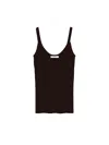 Max Mara Black Sleeveless Top In Black