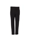 Max Mara Black Slim Flat Front Pants In Black