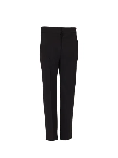 Max Mara Black Slim Flat Front Pants