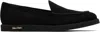 Max Mara Black Soft Moc Loafers