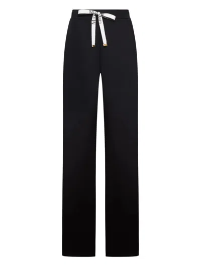 Max Mara Black Straight Fit Trousers