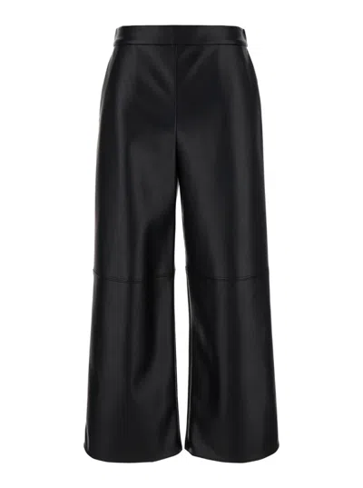 Max Mara Black Straight-leg Trousers