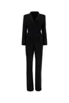 Max Mara Pianoforte Black Stretch Wool Mincio Jumpsuit