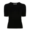 Max Mara Wool Crew-neck Sweater In Black