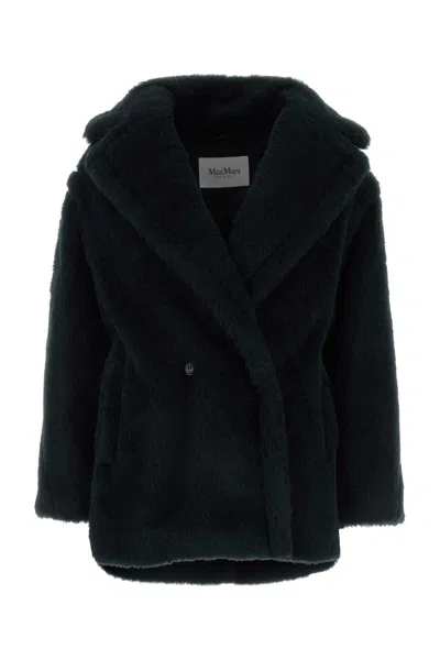 Max Mara Black Teddy Olga Coat
