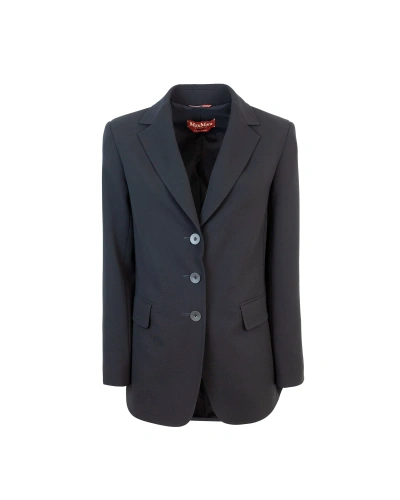 Max Mara Black Terni Blazer In 001