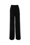 Max Mara Orche Tech Jersey Straight Pants In Black