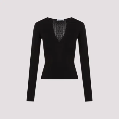 Max Mara Black Urlo Silk-cashmere Pullover