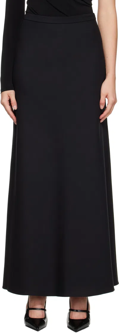Max Mara Black Vernice Maxi Skirt
