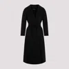 Max Mara Cles Coat In Black