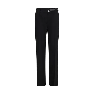 Max Mara Black Viscose Casual Pants