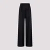 Max Mara Lino Trousers In Black