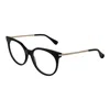 Max Mara Black Women Optical Frames In Black
