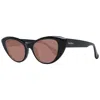 Max Mara Black Women Sunglasses In Brown