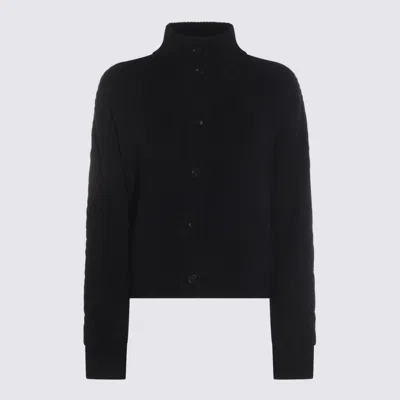Max Mara Long-sleeved Cardigan In Black