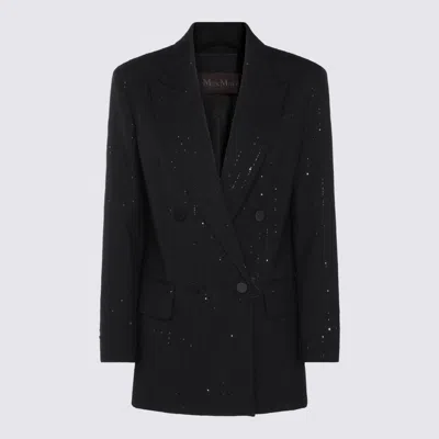 Max Mara Black Wool Appia Blazer
