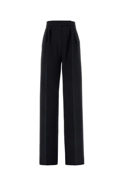 Max Mara Black Wool Blend Secolo Pant