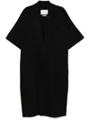 Max Mara Wool Coat In Black