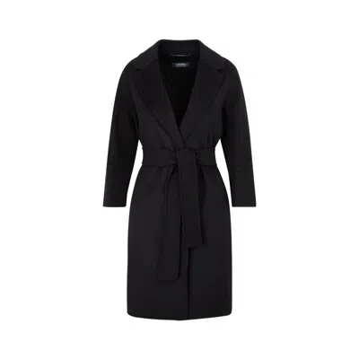MAX MARA MAX MARA BLACK WOOL COAT