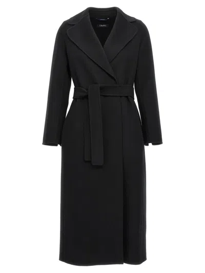 MAX MARA BLACK WOOL COAT