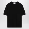 Max Mara Gerico Wool Crewneck Top In Black